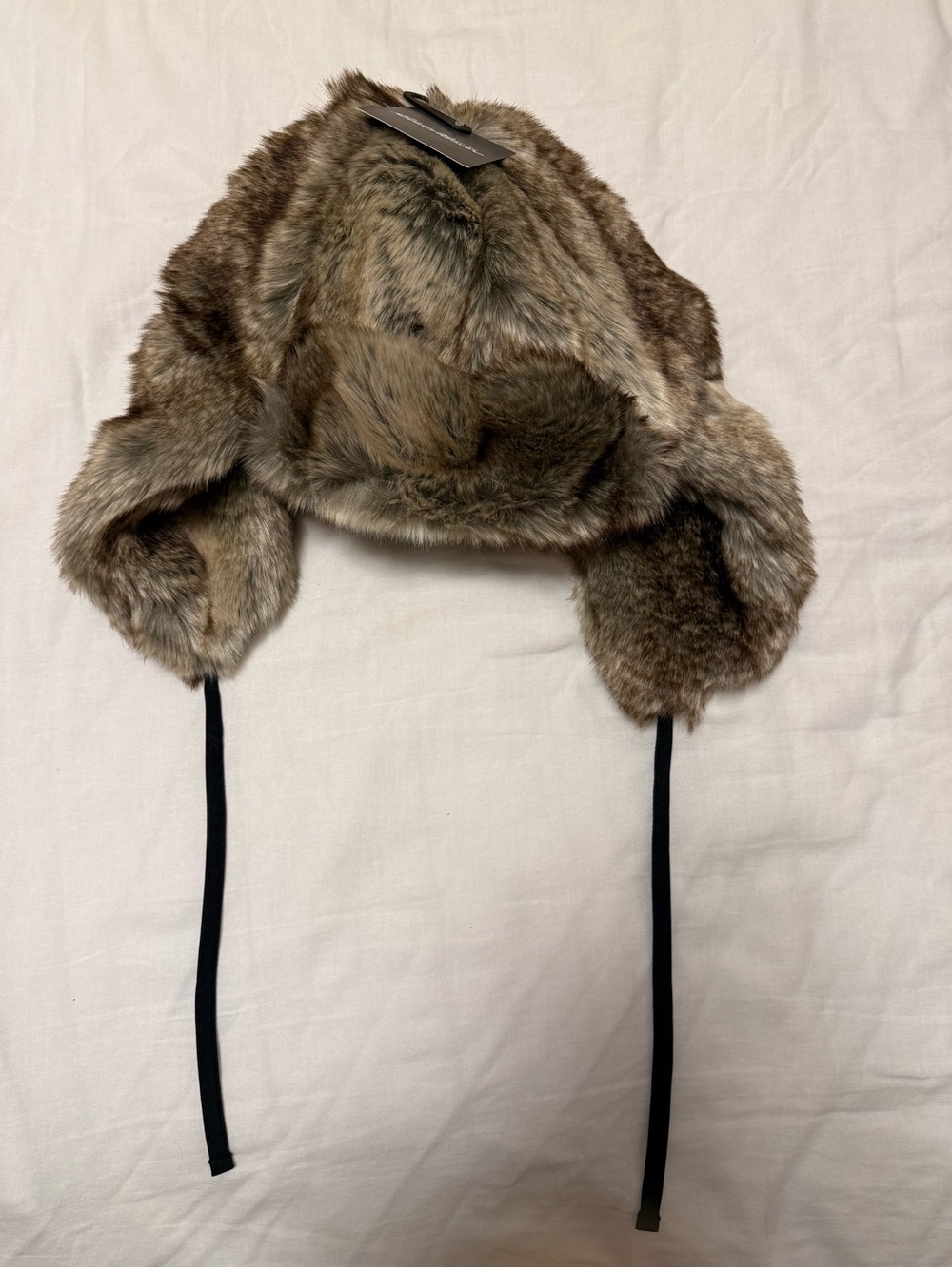 NEW Eddie Bauer Faux Fur Trapper Hat